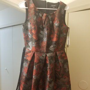 Floral Dress w/ Belt
